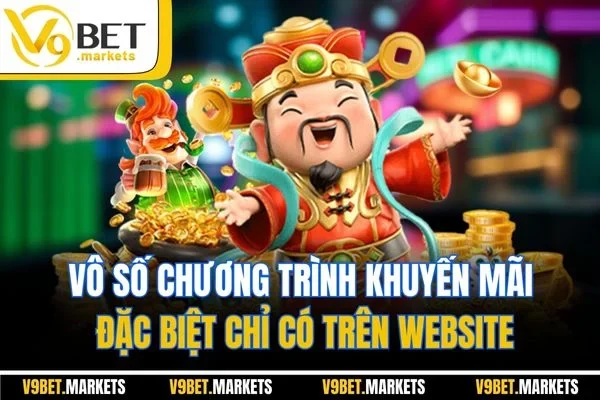 Vô số chương trình khuyến mãi đặc biệt chỉ có trên website